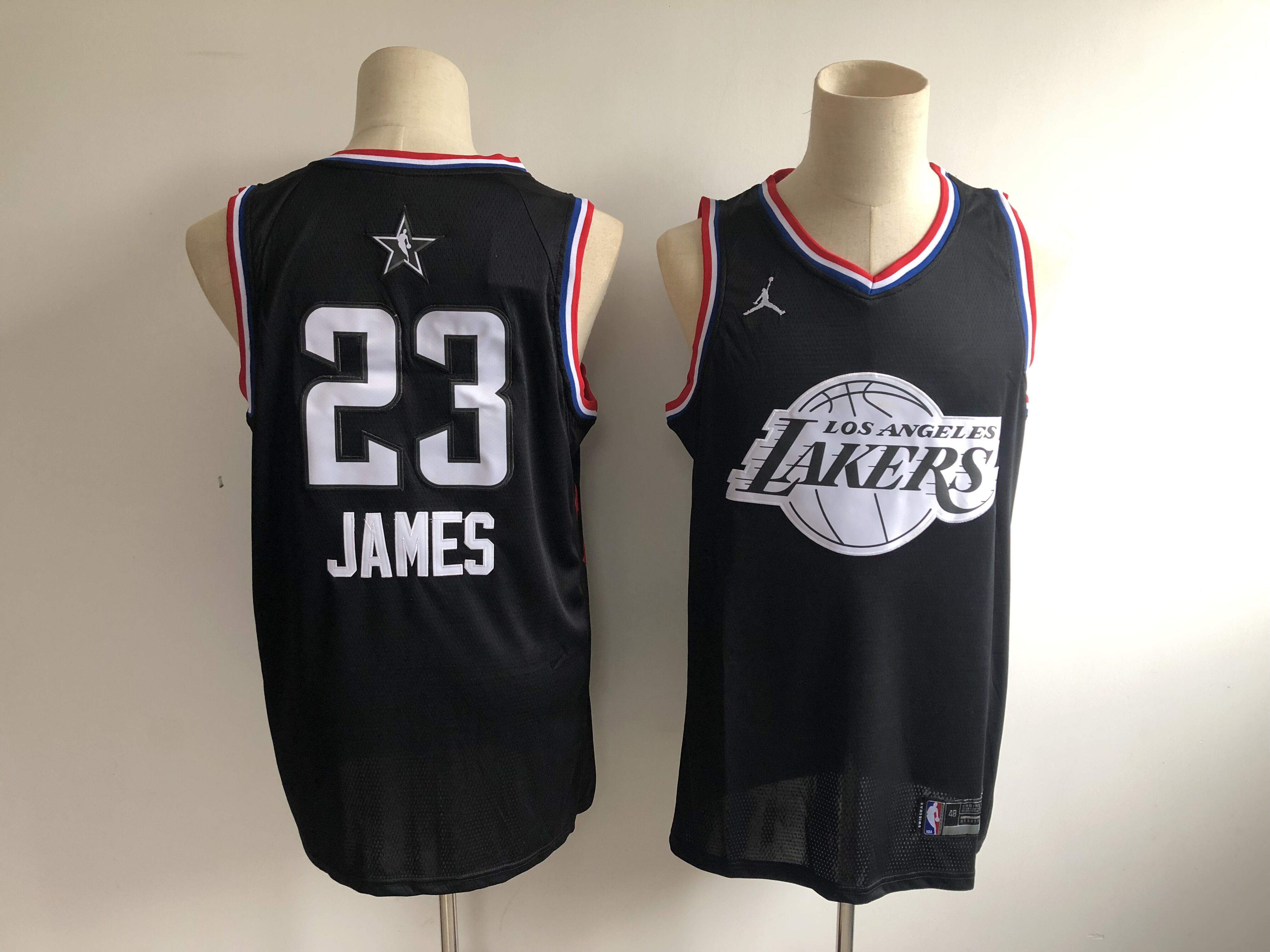 Men Los Angeles Lakers #23 James Black 2019 All Star NBA Jerseys